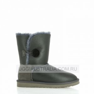 Ugg Bailey Button Metallic Grey