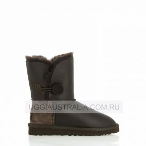 Ugg Bailey Button Metallic Chocolate
