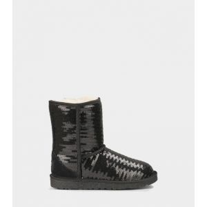Ugg Kids Classic Short Sparkles Black