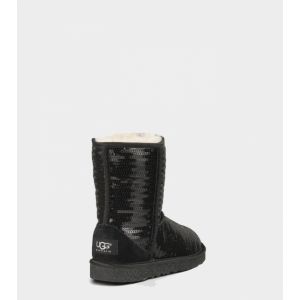 Ugg Kids Classic Short Sparkles Black