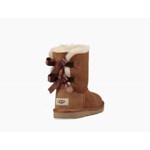 Ugg детские с бантиками Kids Bailey Bow Chestnut