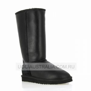 Ugg Tall Zip Metallic Black