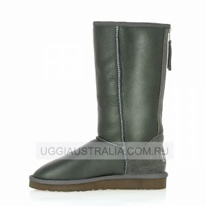 Ugg Tall Zip Metallic Grey