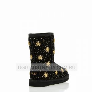 Ugg Classic Short Black Star
