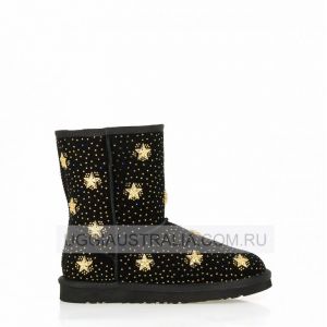 Ugg Classic Short Black Star