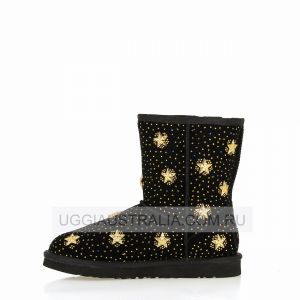 Ugg Classic Short Black Star