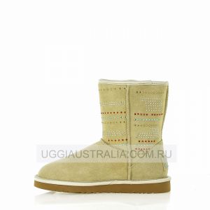 Ugg Classic Short Swarovski Sand