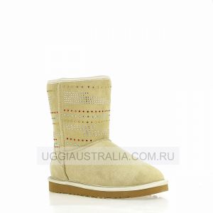 Ugg Classic Short Swarovski Sand