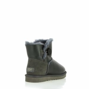 Mini Bailey Button Metallic Grey