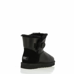 Mini Bailey Button Metallic Black
