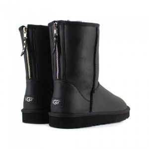 Men Zip One Metallic Black