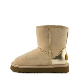 Детские Ugg Short II Metallic Slate