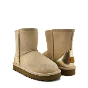 Детские Ugg Short II Metallic Slate
