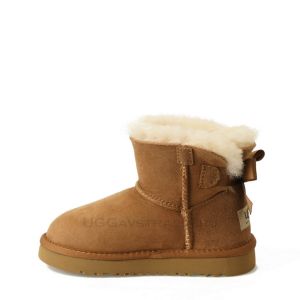 Детские Ugg Mini Bailey Bow II Chestnut