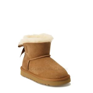 Детские Ugg Mini Bailey Bow II Chestnut