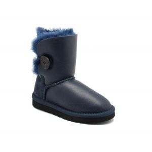 Детские Ugg Bailey Button Metallic Navy