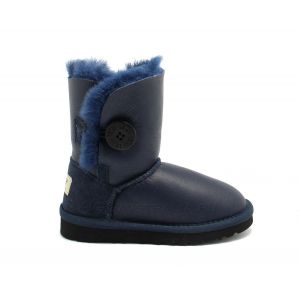 Детские Ugg Bailey Button Metallic Navy