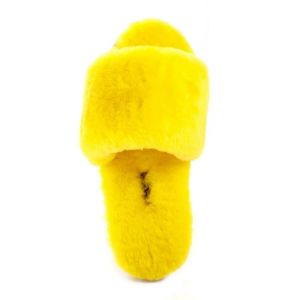 Ugg Fluff Slide Slippers YELLOW