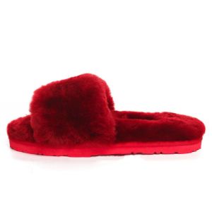 Ugg Fluff Slide Slippers BORDO