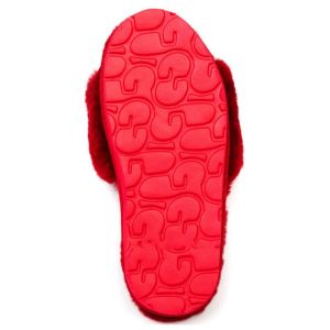 Ugg Fluff Slide Slippers BORDO