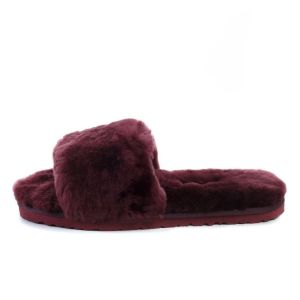 Ugg Fluff Slide Slippers DARK PURPLE