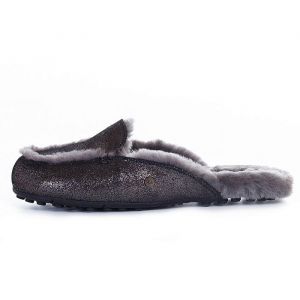 Женские тапочки Ugg LANE черный лед