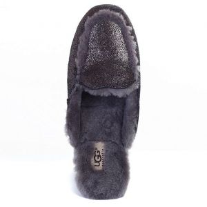 Женские тапочки Ugg LANE черный лед