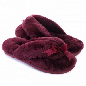 Fluff Flip Flop Dark Purple