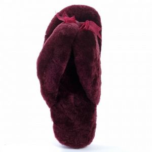 Fluff Flip Flop Dark Purple
