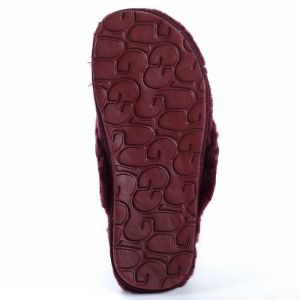 Fluff Flip Flop Dark Purple