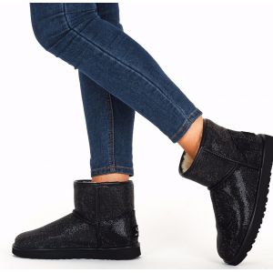 Ugg Swarovski Mini Black Drill