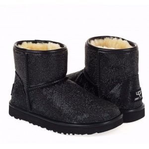 Ugg Swarovski Mini Black Drill