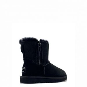 Mini Double Zip Black