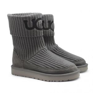 Classic Rib Knit Grey