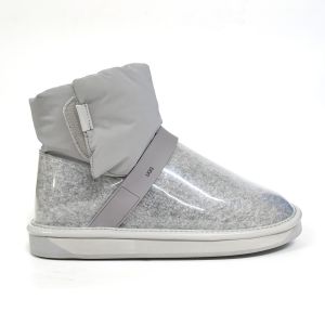 Clear Quilty Boot Grey