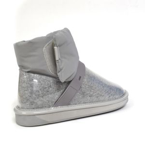 Clear Quilty Boot Grey
