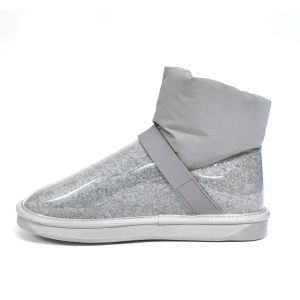 Clear Quilty Boot Grey