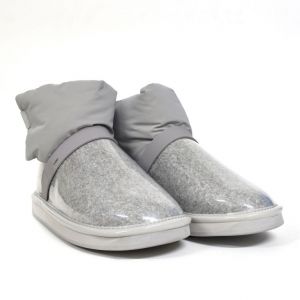 Clear Quilty Boot Grey