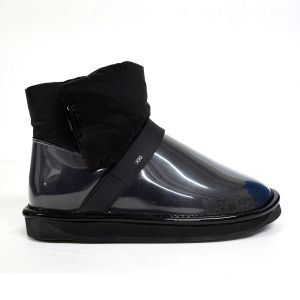 Clear Quilty Boot Black