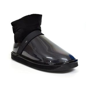 Clear Quilty Boot Black