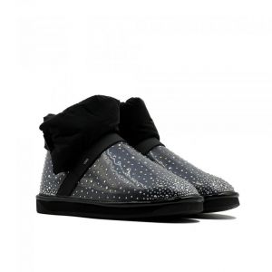 Ugg Clear Quilty Boot Bling Black