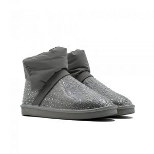 Ugg Clear Quilty Boot Bling Grey