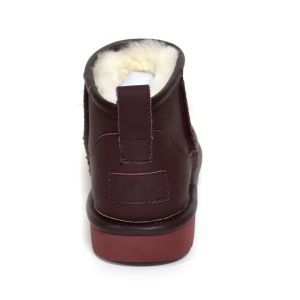 Ultra Mini Leather Wine Red