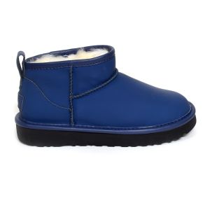 Ultra Mini Leather Navy