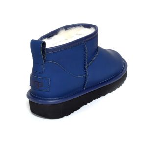 Ultra Mini Leather Navy