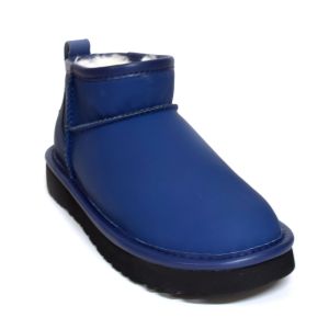 Ultra Mini Leather Navy