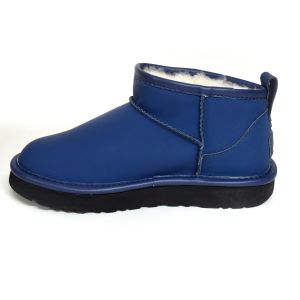 Ultra Mini Leather Navy