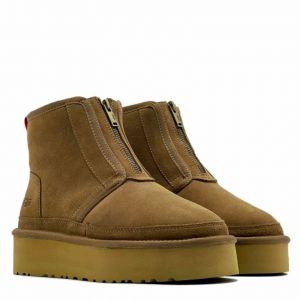 Neumel Platform Zip Chestnut