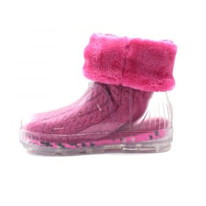 Drizlita Clear Boot Pink