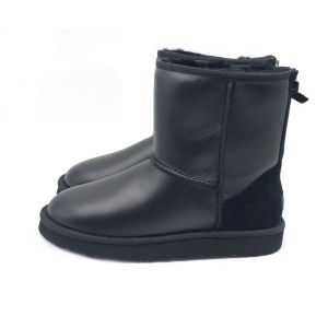 Man Сlassic Mini Zip Metallic Black
